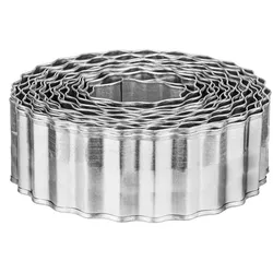 HC Garten & Freizeit Rasenkantenband, ca. 15 m x 7,5 cm - Silber