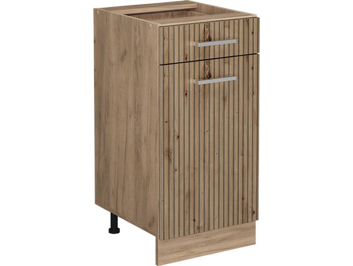 Küchenunterschrank Vicco R-Line Artisan-Eiche 40 cm ohne Arbeitsplatte, Model 49107