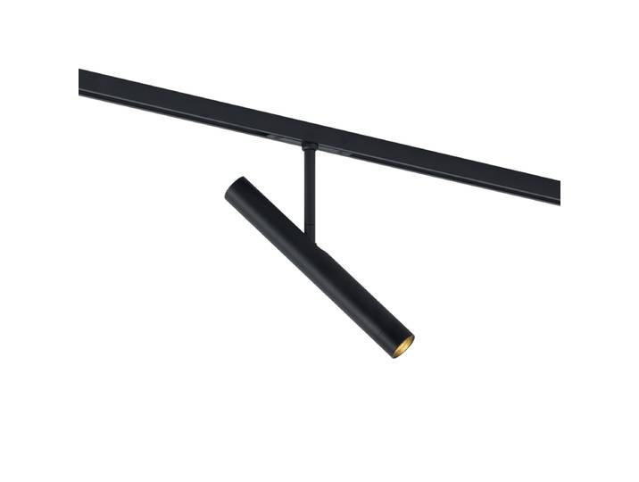 Spot moderne noir pour système de rail monophasé - Slimline Avery
