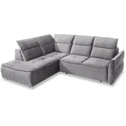 Ecksofa Murillo Stoff Silver