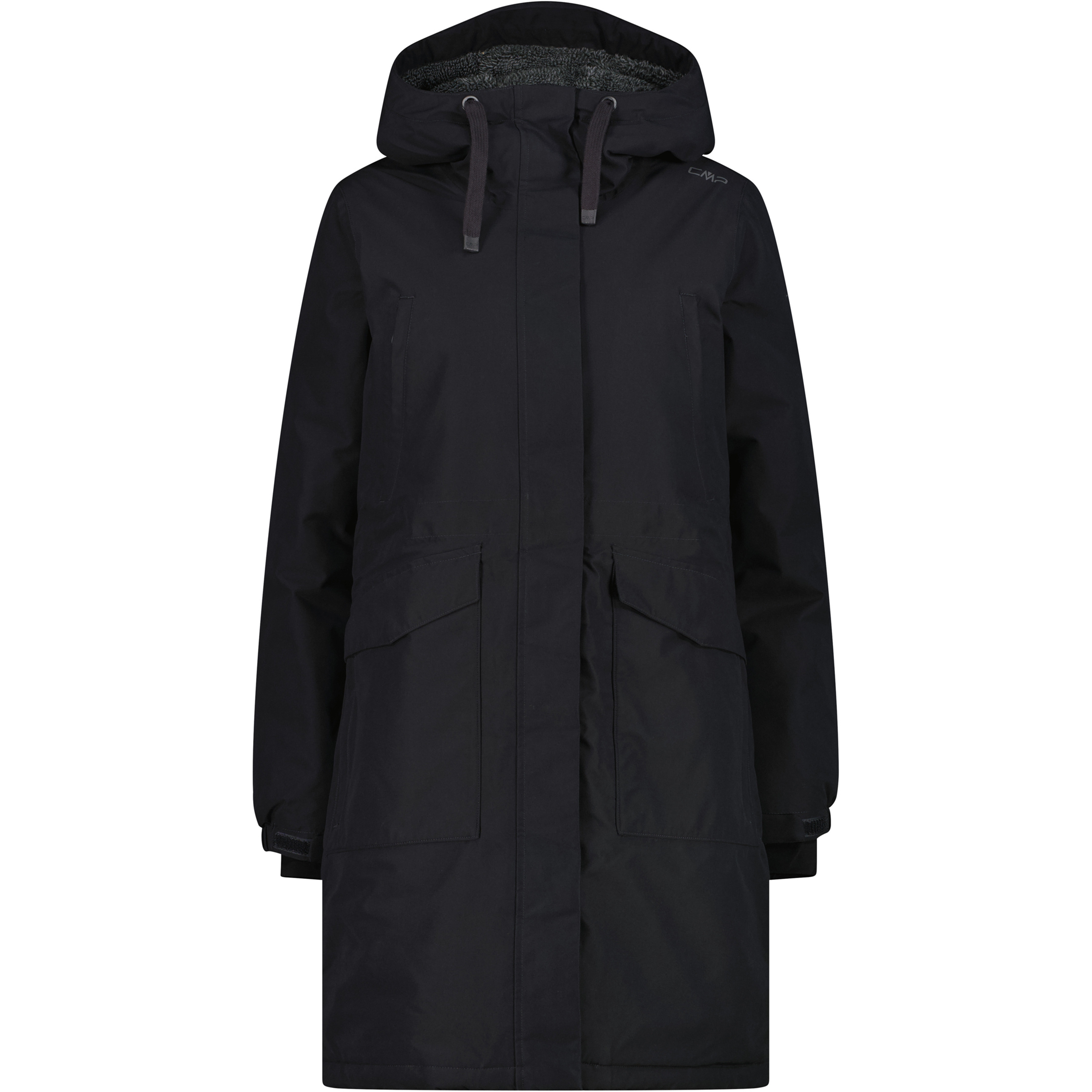 CMP Mantel Damen Winterjacke grau Größe XXS Lifestyle Wasserdicht