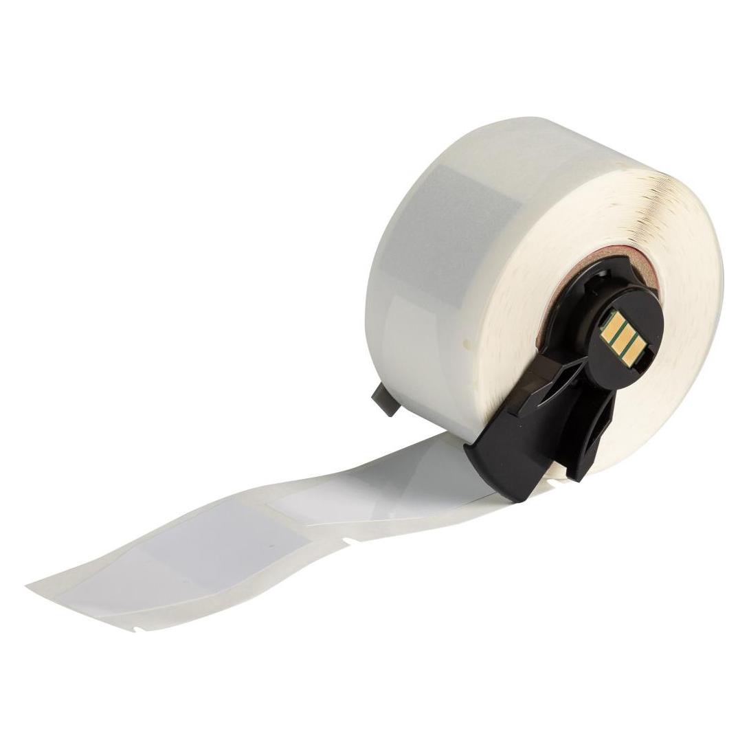 Brady M6-214-483, Quick-Flag, Polyester, Schwarz auf weiss, glänzend, 25.40 x 50.80 mm, extra stark (71 mm) (M6-214-483)