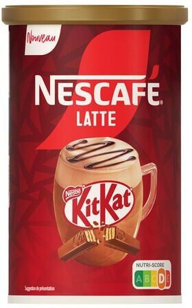 nescafe Nescafé - Löslicher Kaffee - Kit Kat Latte - 273g - MaxiCoffee