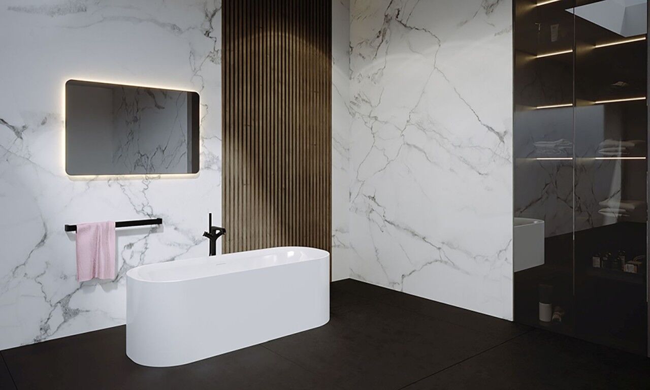 Riho Devotion Free Freistehende Oval-Badewanne 180 x 71 x 60 cm, Sonderaktion !!! B095001005