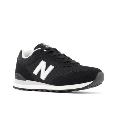 Sneaker NEW BALANCE "ML 515", Herren, Gr. 40,5, schwarz, Leder, Textil, Schuhe Sneaker, Topseller