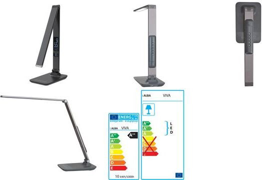 Alba LEDVIVA N Universele LED Tafellamp, Zwart, 2800 K - 6500 K