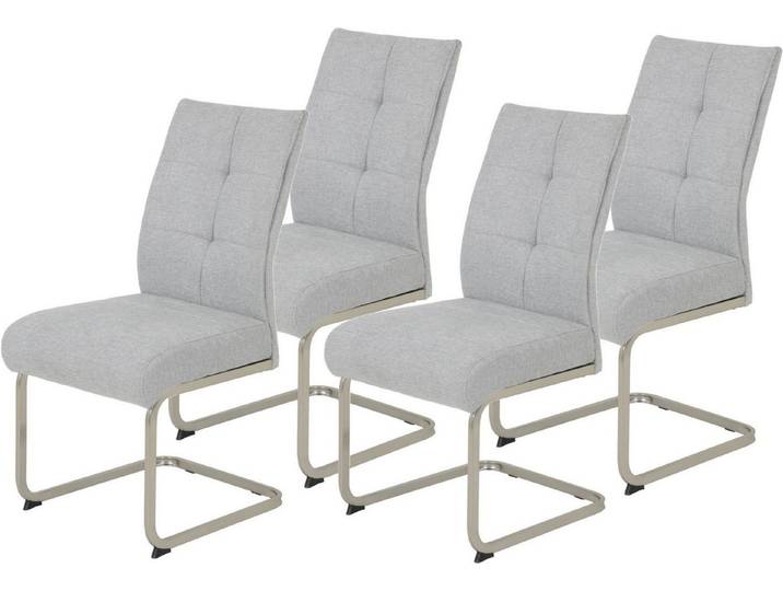 HELA Freischwinger Ines (Set, 4 St), bequeme Sitzbreite und Federkern Polsterung