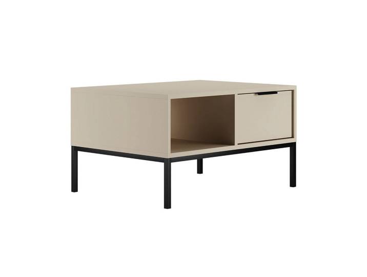 Petits-meubles Couchtisch Seattle Kaschmir, 80x45.4x60 cm, Wohnzimmer, Wohnzimmertische, Couchtische