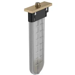 hansgrohe sBox Wannenrandset 28010140 brushed bronze, eckig, für Wannen- und Fliesenrand