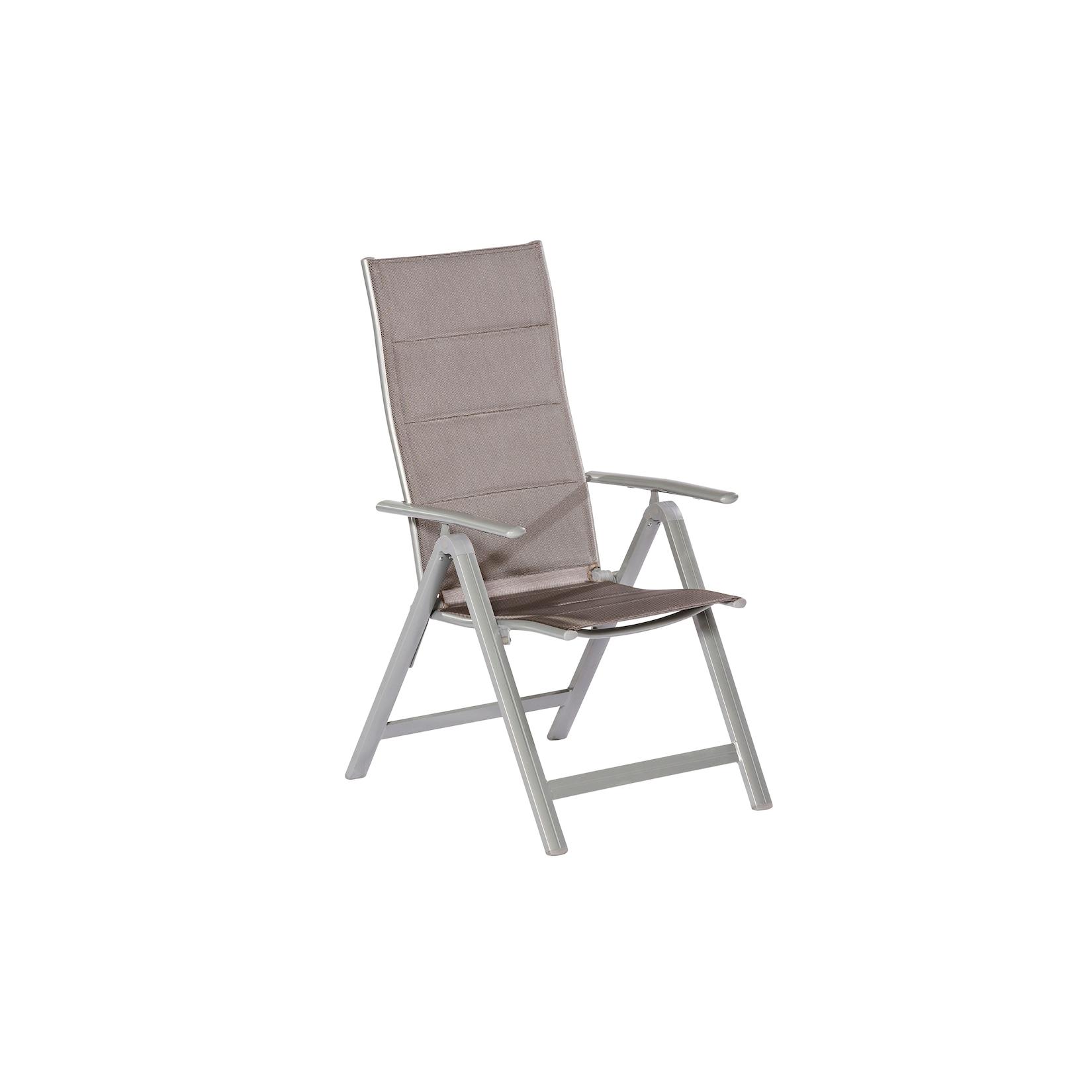 Merxx Taviano Klappsessel 2er Set silber/diamantbraun