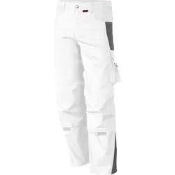 QUALITEX HIGH QUALITY WORKWEAR Bundhose PRO weiß/grau Herren: 26