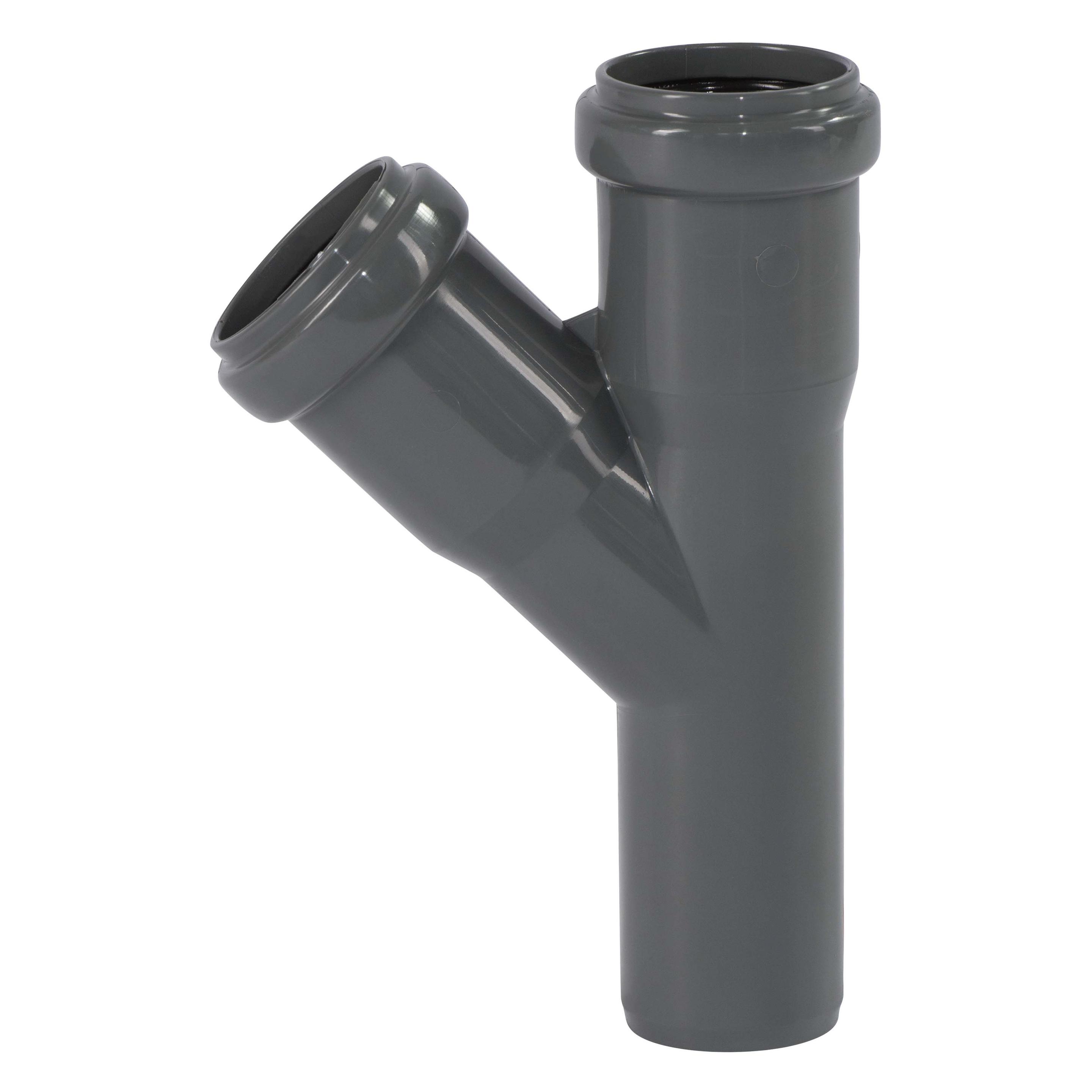 Csdk SL 32 mm x 45° Abzweigrohr Ablauf PP grau (170200-05)