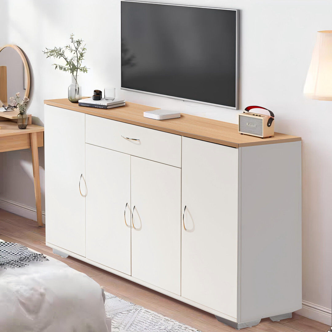 17 Stories Sairah 110 cm W Sideboard White 70cm H X 110cm W X 30cm D