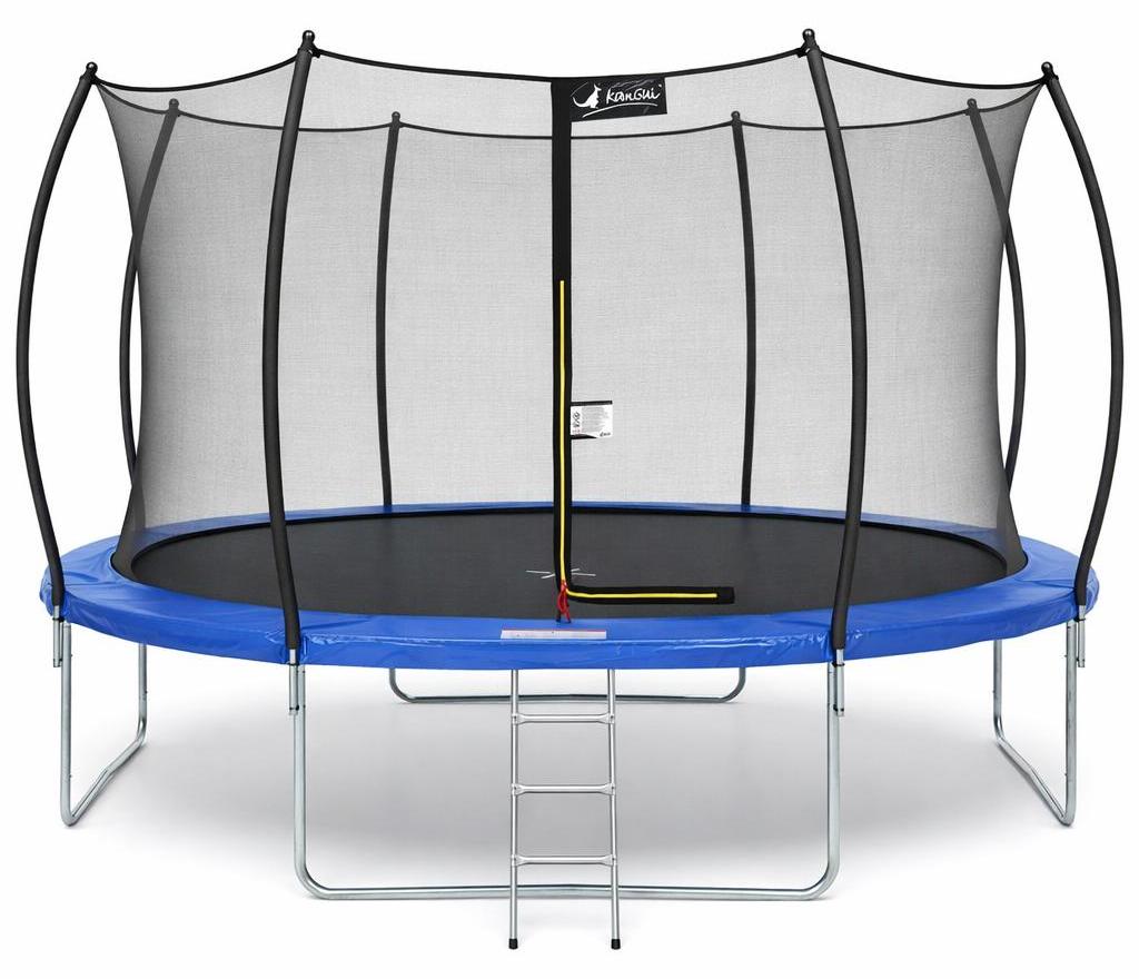 Rundes Trampolin Ø 430cm mit Sicherheitsnetz und Leiter - FPR 430