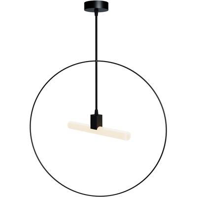 SEGULA Pendelleuchte "Syntax", schwarz, 1 Stk., Leuchten, Stylisher Minimalismus, schwarzes Metall, mit Textilkabel, Pendelleuchte