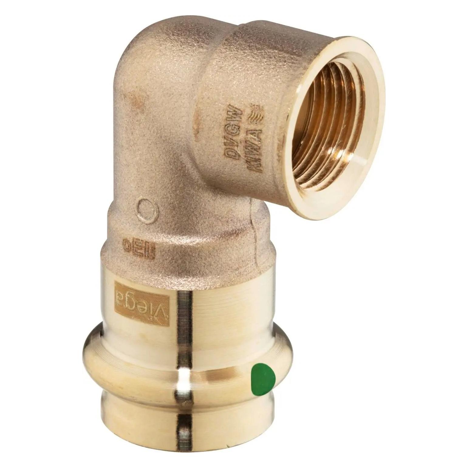 Viega Sanpress Presskupplung Bogen Schraubfitting (Pressverbindung, Winkelverbindung) (283704)