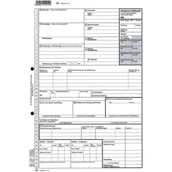 Rnk, Formular, Verlag Vordruck "Frachtbrief fr Gterkraftverkehr", SD
