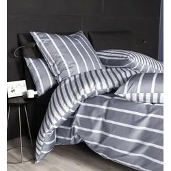 Janine Bettwäsche Interlock-Jersey 59028 platin Kissenbezug 40x80 cm