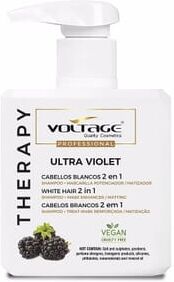 Voltage Cosmetics Cabelos Brancos/Gris Champô 500 ml