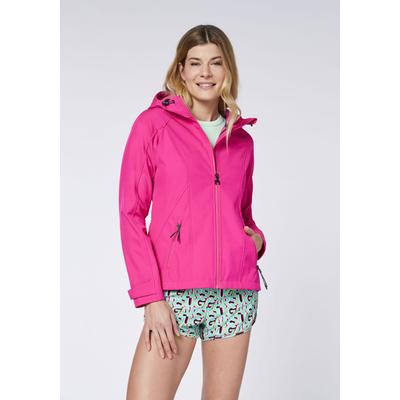 Softshelljacke CHIEMSEE, Damen, Gr. XS (32), lila (beetroot lila), 95% Polyester, 5% Elasthan, Jacken Softshelljacke
