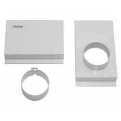 Vaillant LAS Anschluss-Set Brennwert 60/100 mm für saniertes LAS bis 450 mm Breite