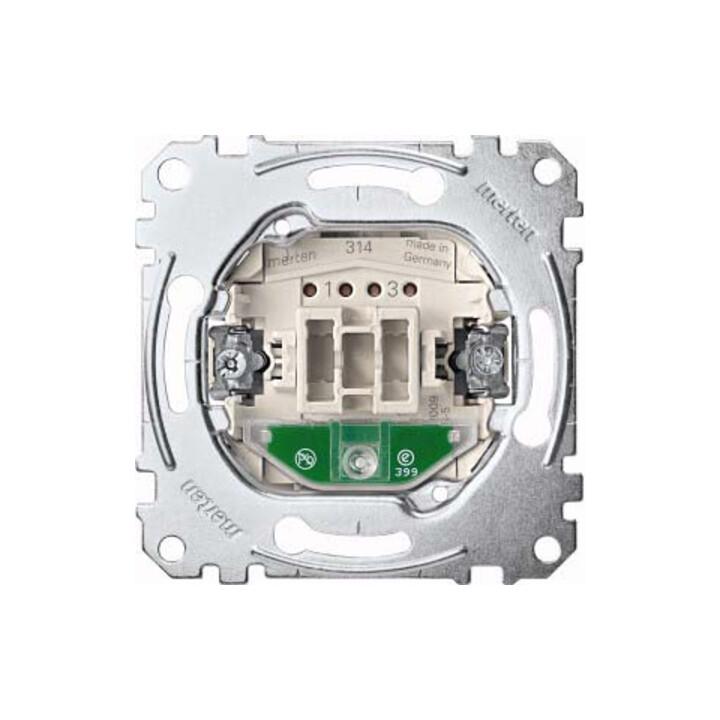 Merten Aus-Kontrollschalter-Eins. 2-pol.10AX 250V AC MEG3102-0000)