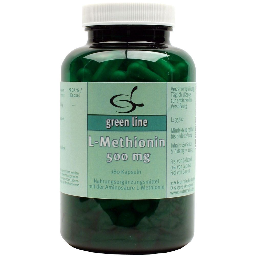 L-Methionin 500 mg Kapseln 180 St