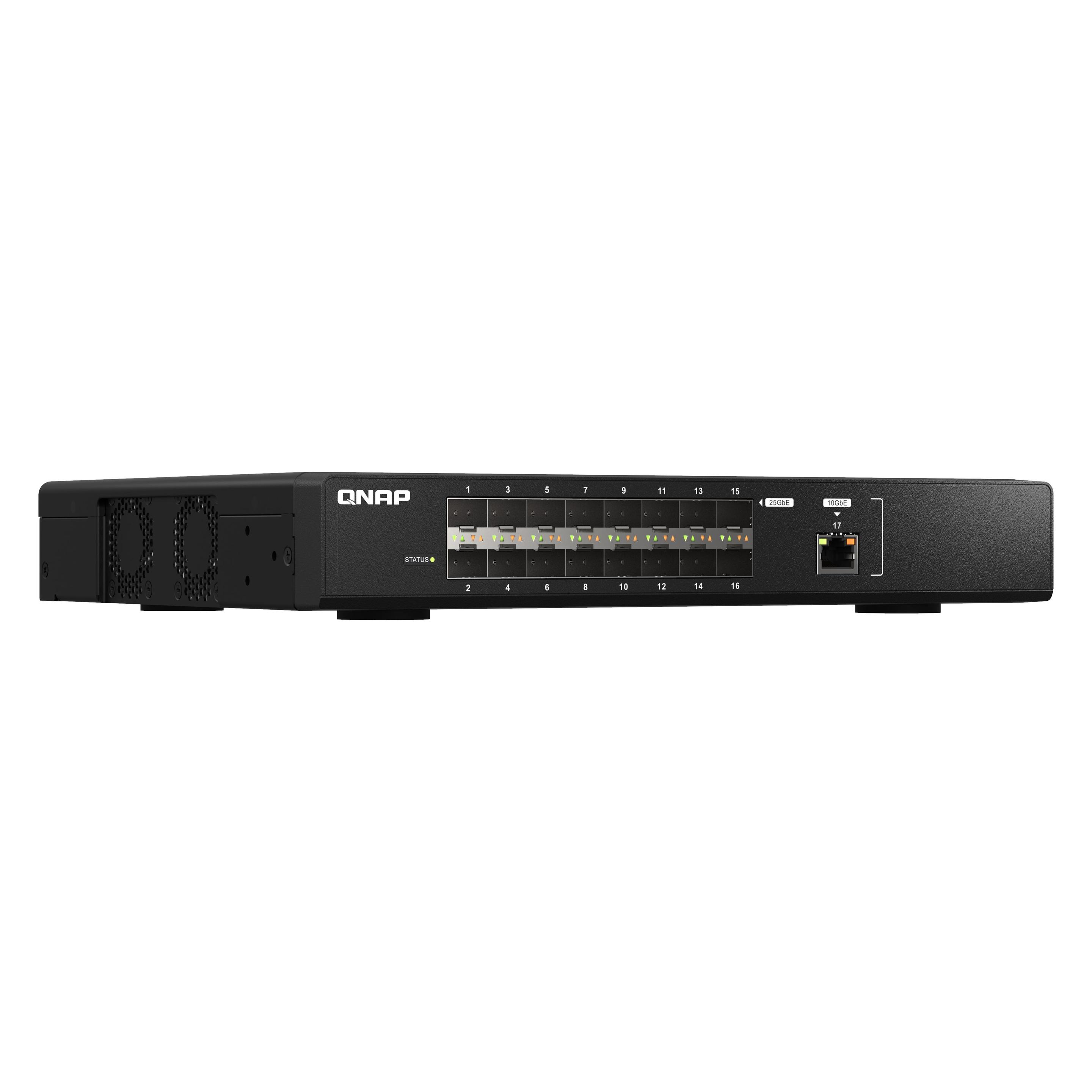 QNAP QSW-M5216-1T DDR3 1 ports RJ45 16 ports SFP28 (17 Ports) (QSW-M5216-1T)