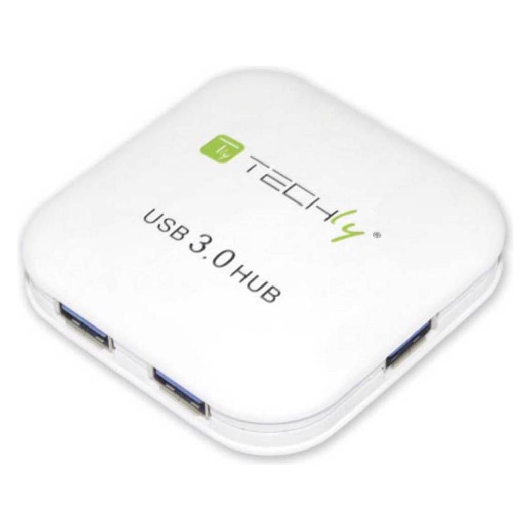 Techly IUSB3-HUB4-WH (Micro USB, 4 Ports) (IUSB3-HUB4-WH)