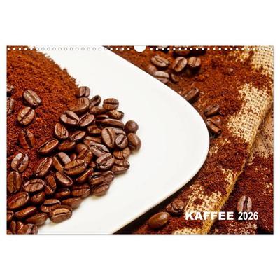 KAFFEE 2026 (Wandkalender 2026 DIN A3 quer), CALVENDO Monatskalender