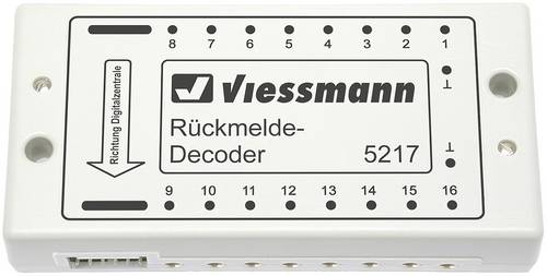 Viessmann Modelltechnik 5217s88-Bus Rückmeldedecoder Baustein, mit Kabel, mit Stecker