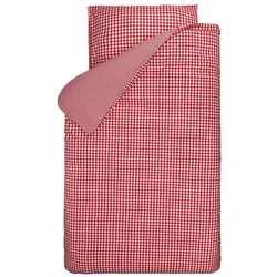 Bink Bedding, Kinderbettwäsche, Bink Kinderbettwäsche BB Karo rot 100 x 135 (100 x 135 cm)