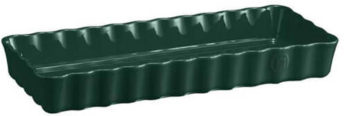 Emile Henry Cedar Green 36 x 15cm Rectangular Tart Dish