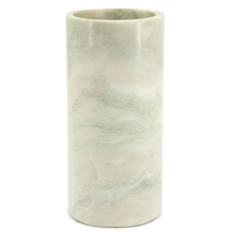 By-Boo Vaas Verde Marmer Groen Beige Hoogte: 32,5 cm