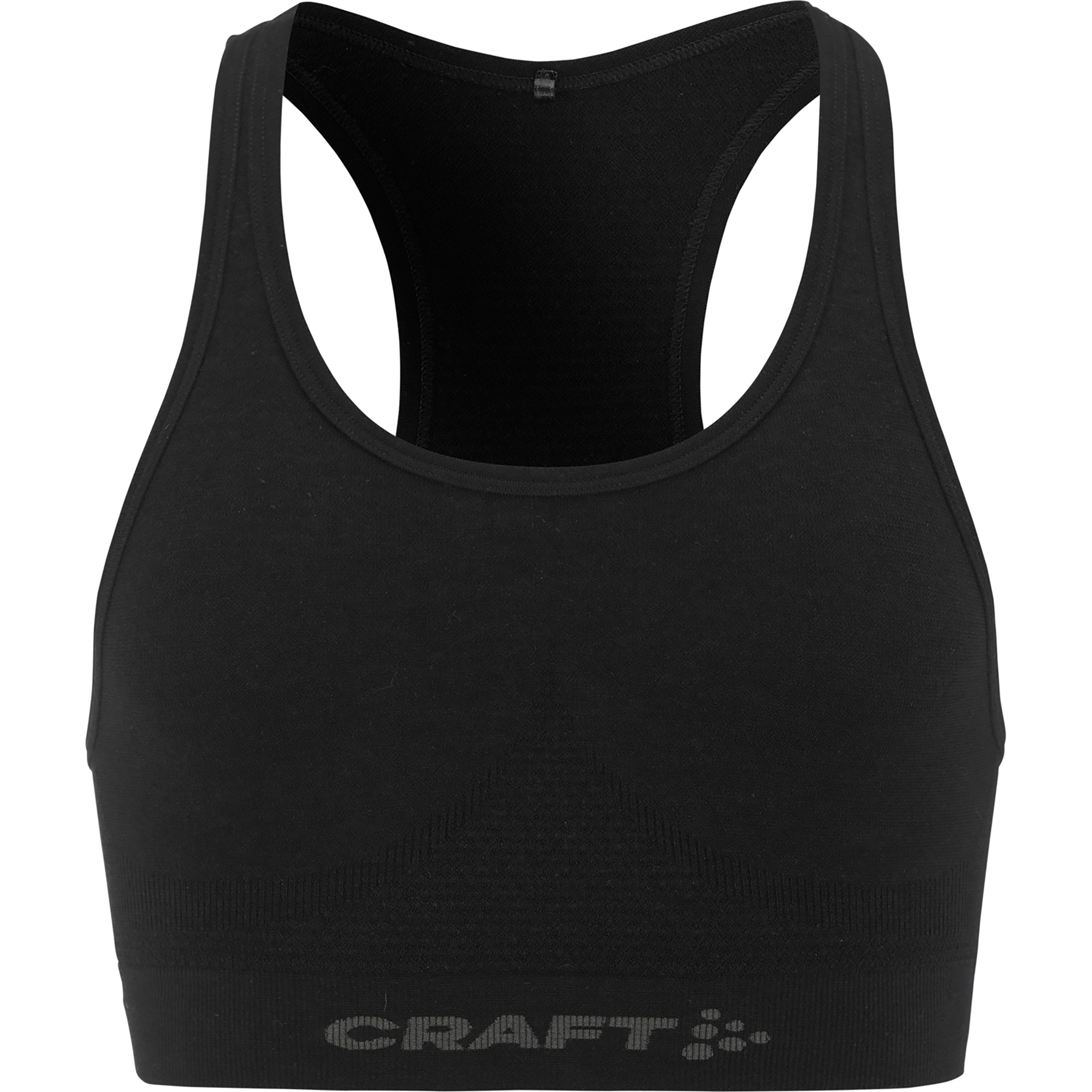 Craft Wool Seamless Sport BH Damen Sport-BHs schwarz Größe S Hautfreundlich Merinowolle