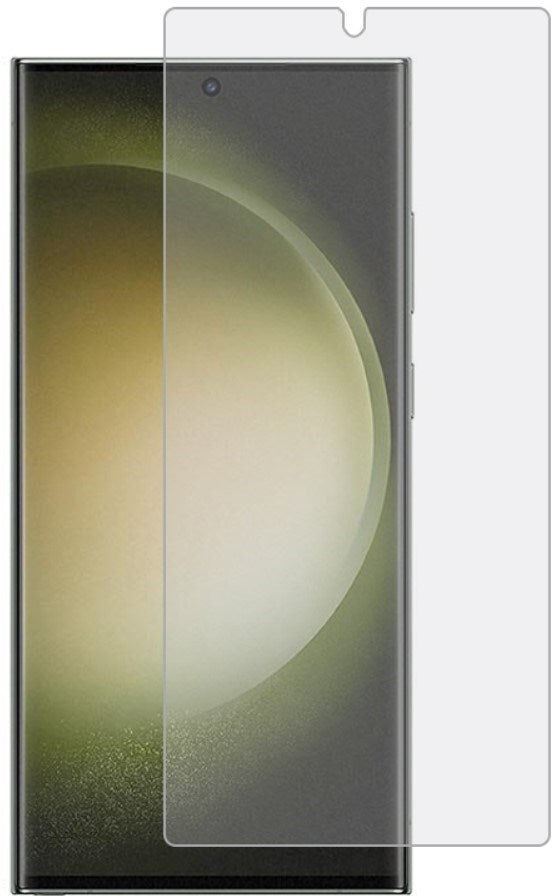 INCOVER Samsung Galaxy S23 Ultra Buet Skærmbeskytter – Robust og Slidstærk - Gennemsigtig