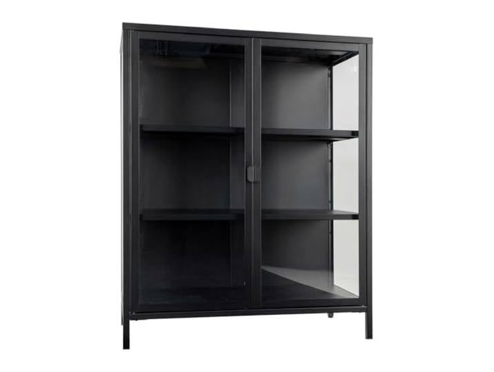 House Nordic Vitrine Brisbane Schwarz Klein