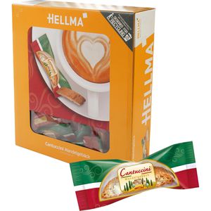 Hellma Kekse Cantuccini Mandelgebäck, einzeln verpackt, 480 g, 60 Stück