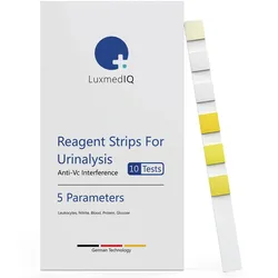 LUXMEDIQ Reagenzstreifen z.Urinanalyse 5 Parameter 10 St