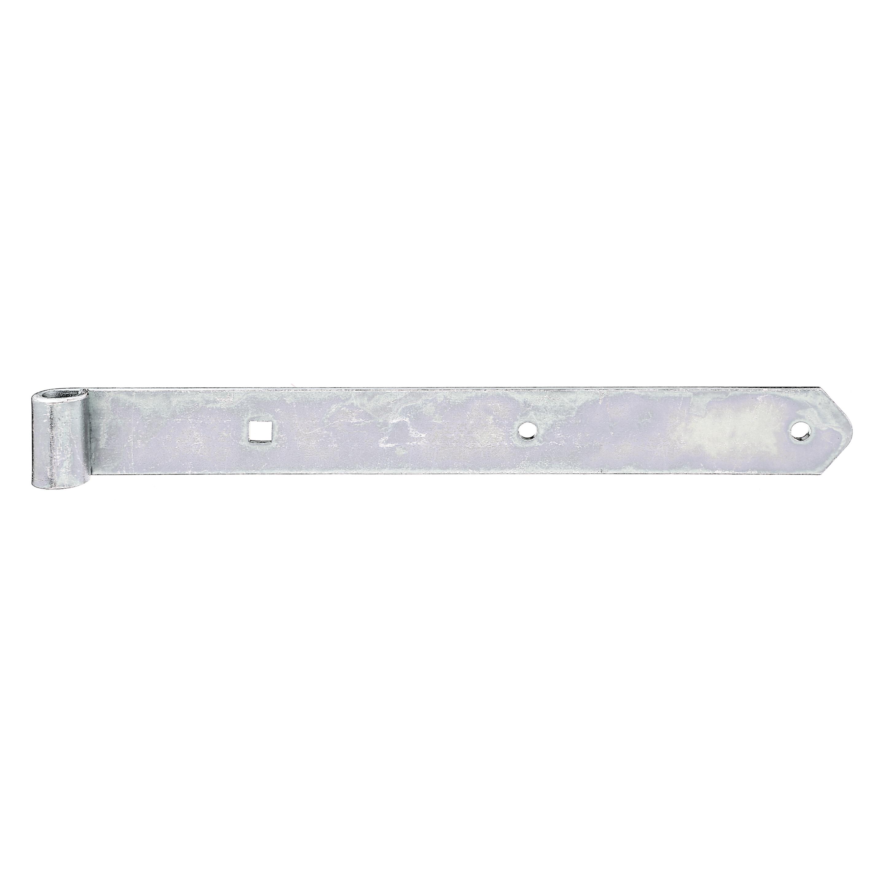 GAH Ladenband Länge 400 x 16 x 45 mm Stärke 5 mm Stahl galvanisch gelb verzinkt Ø 16 mm abgerundet (314101)