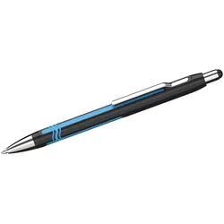 Schneider Kugelschreiber Epsilon mit Visco- Glide-Technologie, schwarz/cyan, Mine Slider 775XB