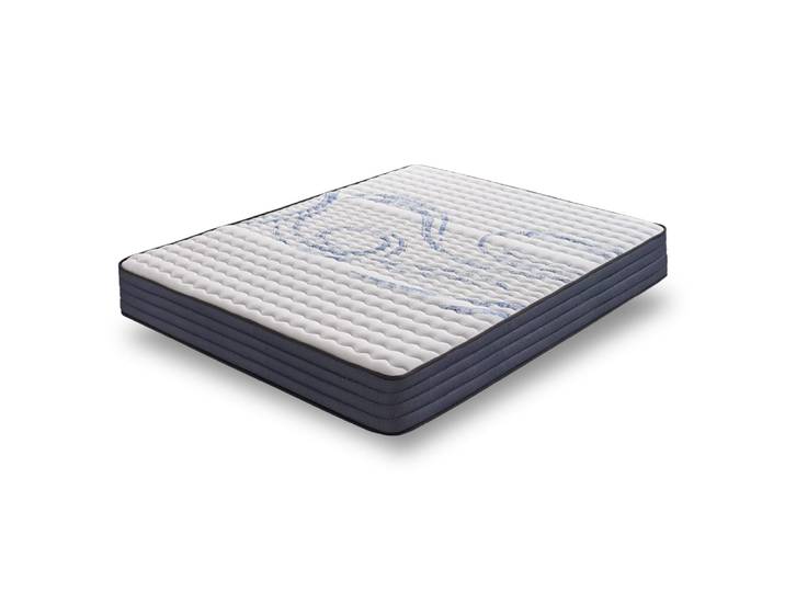 Matelas 90x200 cm - Épais 26 cm - Mousse HR, Blue Latex - Équilibré