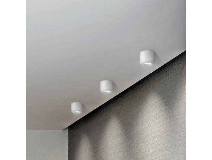 Serien Lighting Designer Deckenleuchte Cavity Ceiling L, dimmbar, weiß / opal, für Wohn- / Esszimmer, Aluminium, Design