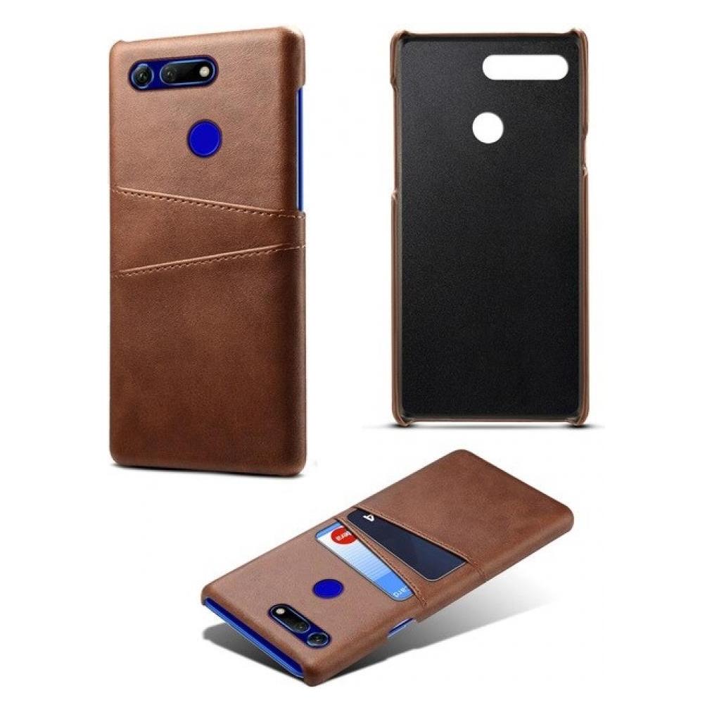 Screenguard Honor View 20 CardCaddy Leder Backcase mit Kartenfächern (Honor View 20) (00024944)