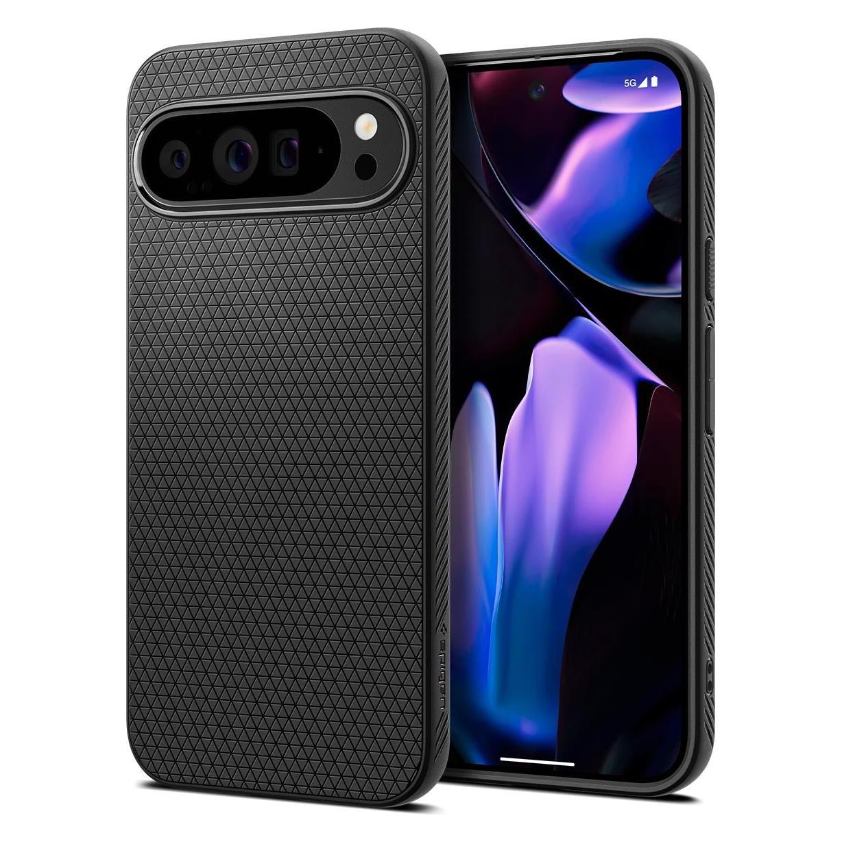Spigen Liquid Air TPU Back Cover Schwarz Google Pixel 9 Pro XL (Google Pixel 9 Pro XL) (ACS07716)
