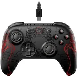 8bitdo Ultimate 2C Wired Pad Black Myth Wukong (Android, PC), Gaming Controller, Schwarz, Rot, Mehrfarbig