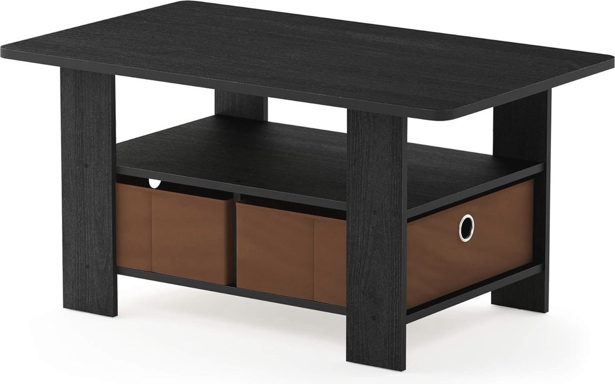 Stijlvolle salontafel met opbergvak voor kleine ruimtes