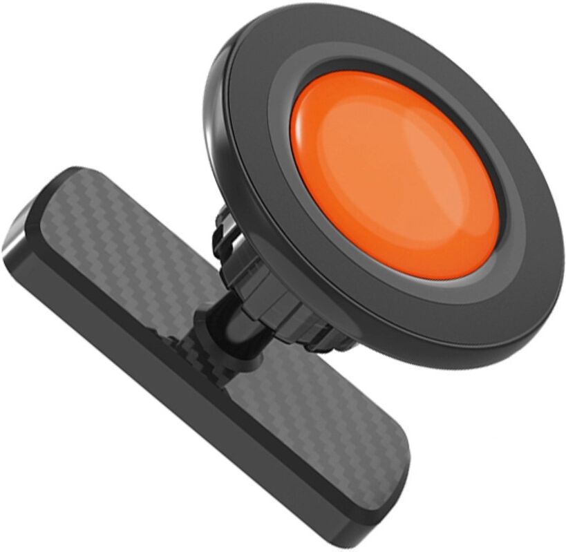 INF Beidseitige magnetische Handyhalterung mit 360-Grad-Drehung und Magnetplatte Orange