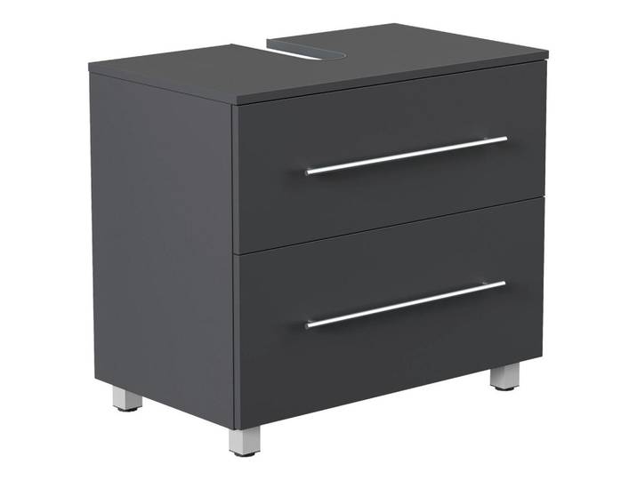 WASCHBECKENUNTERSCHRANK Mondial Graphitfarben B: 70 cm