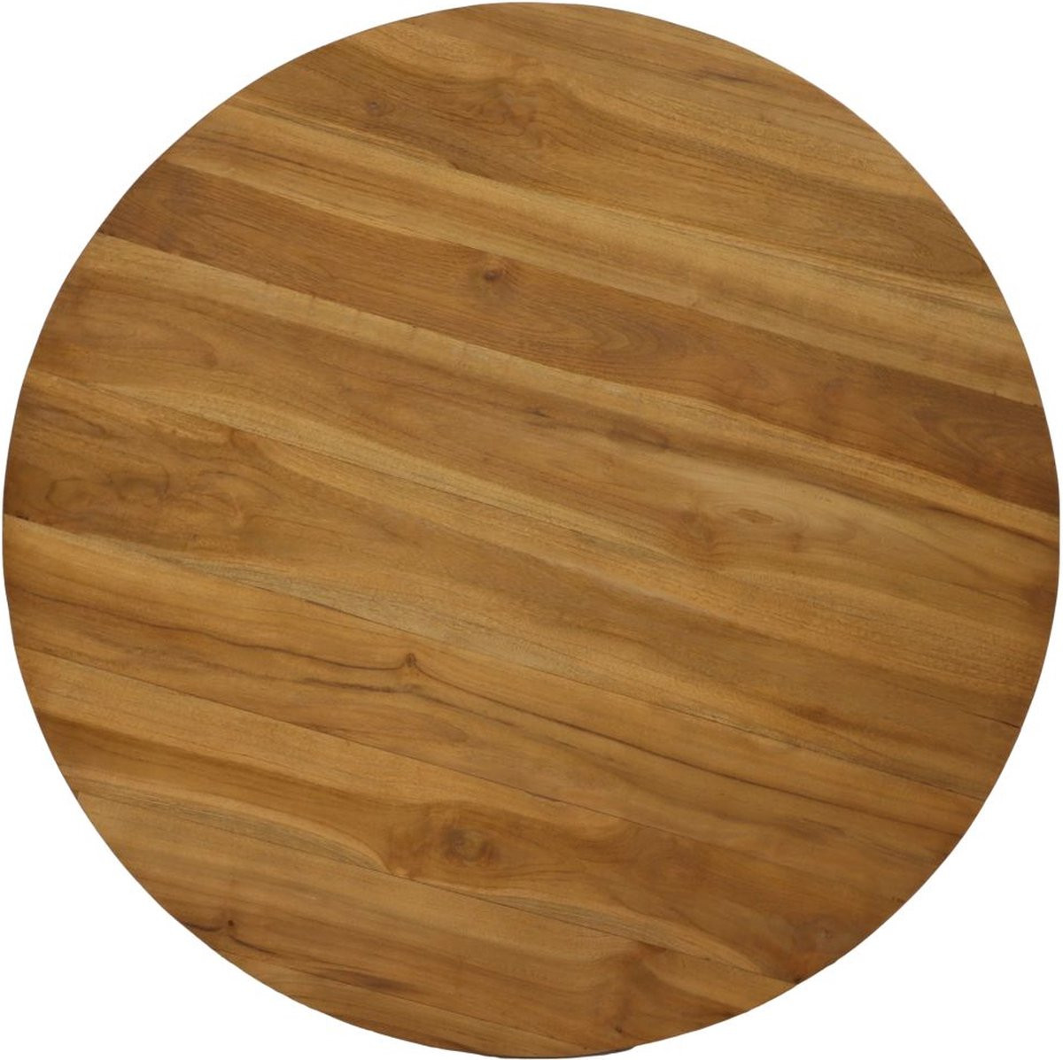 HSM Collection Rond Tafelblad Naturel Teak Ø120 cm